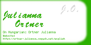 julianna ortner business card